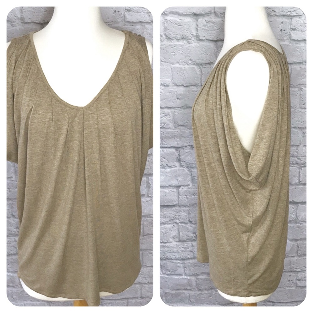 NWOT Max Studio cascade sleeveless top